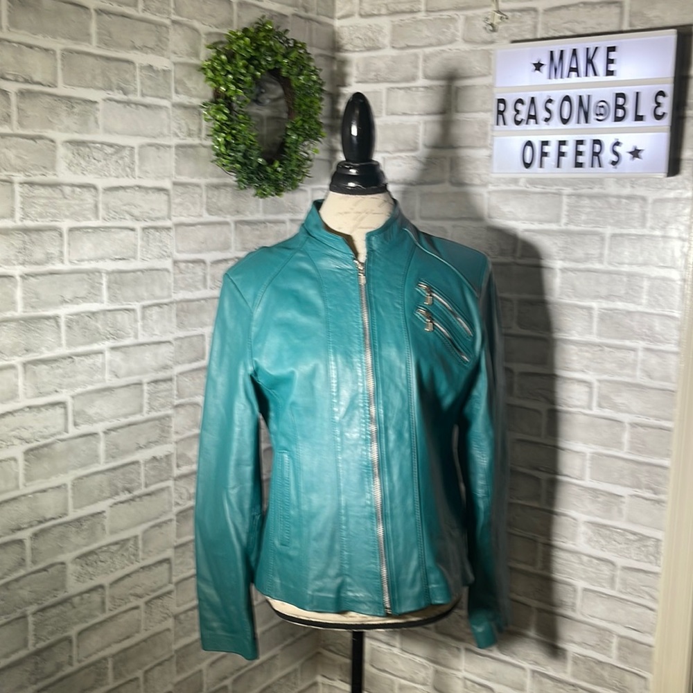 New leather jacket
